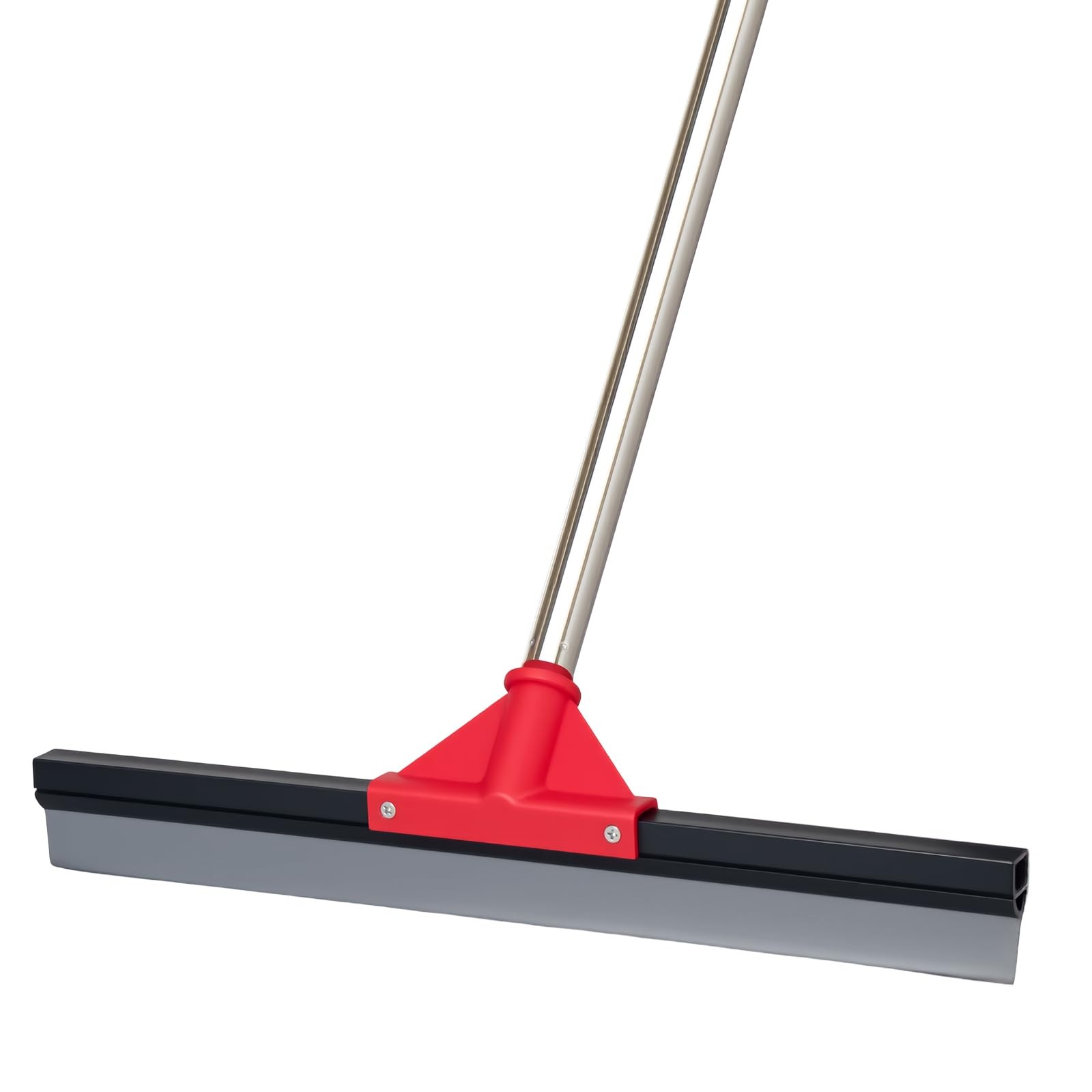 Heavy Duty Floor Squeegee Long Handle Bathroom Garage Shower Glass Tile Cleaning