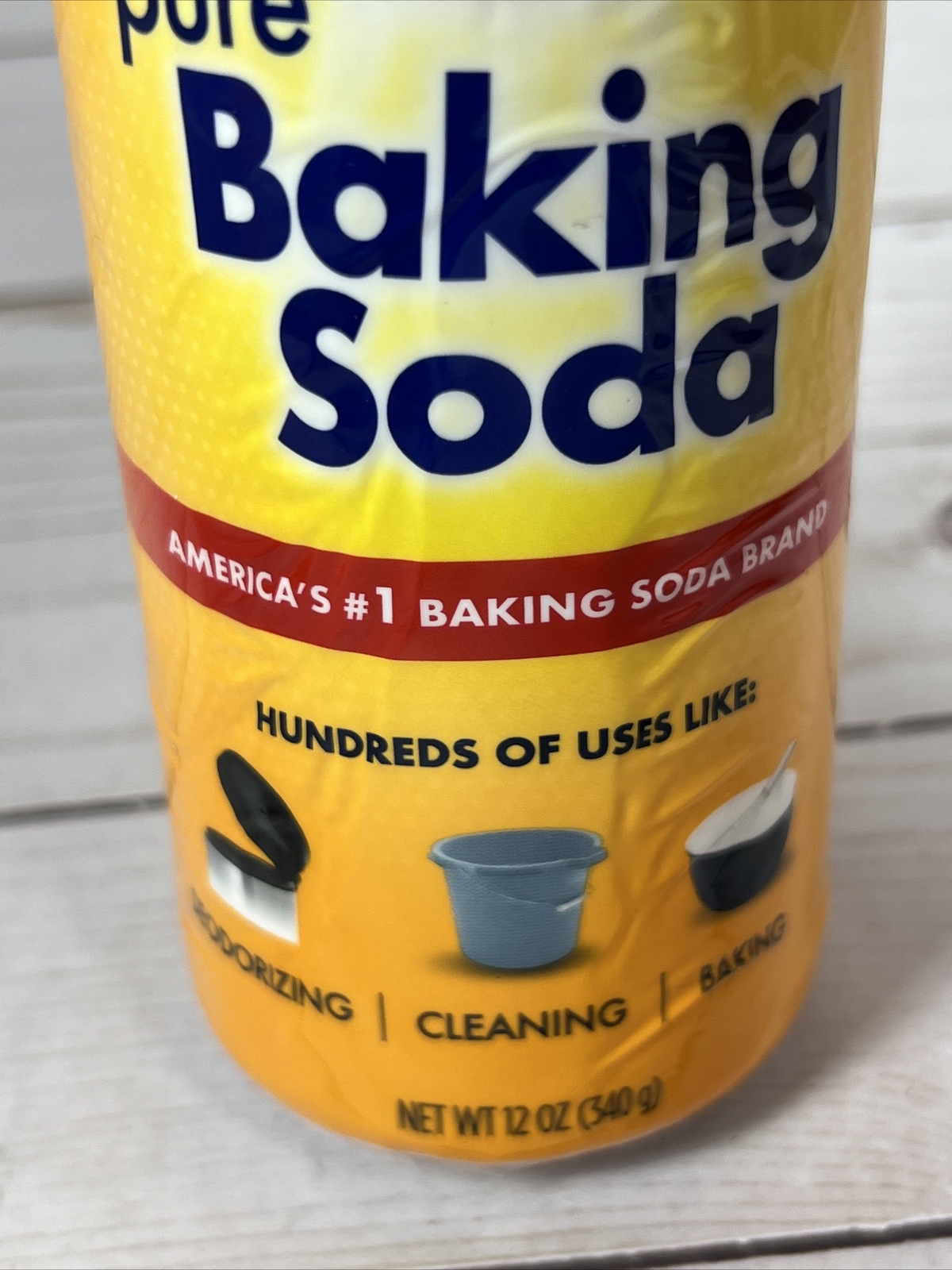 Arm & Hammer Pure Baking Soda 12oz Refillable Shaker Bottle (2 Pack)