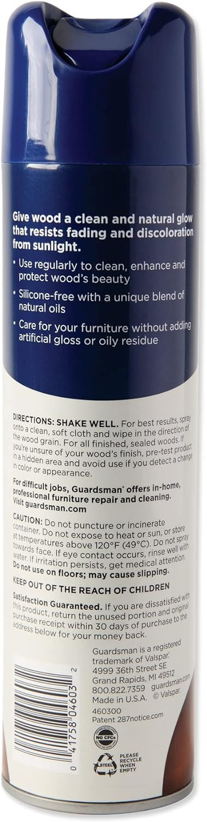 Anytime Clean & Polish Wood Cleaner & Furniture Polish for Cabinets, Tables, and