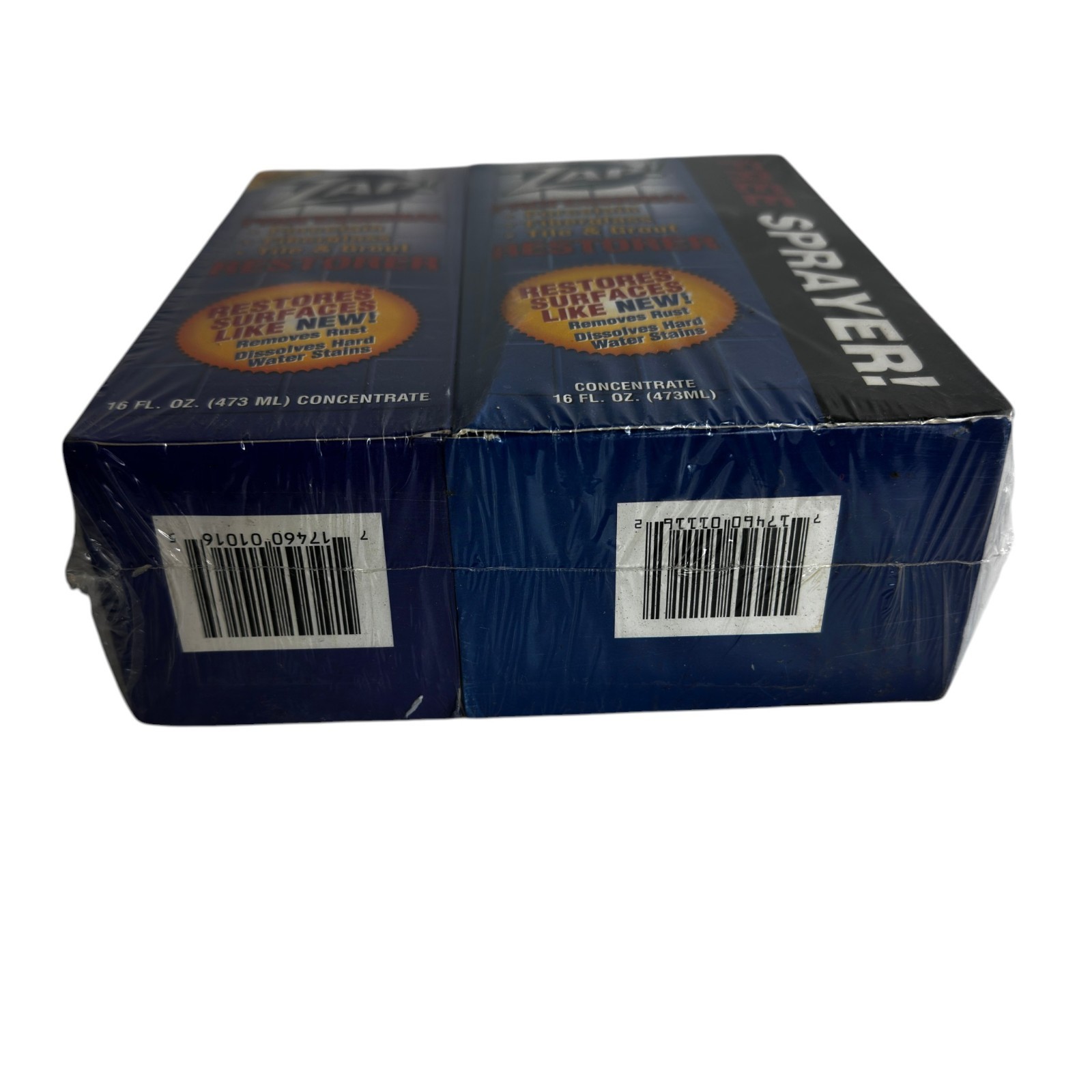 ZAP! Professional Restorer Concentrate Twin Pack 16oz each Sealed Sprayer New