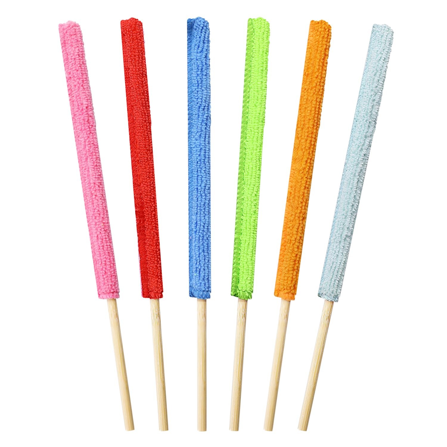 6 Pcs Mini Dusters for Cleaning Microfiber Detail Duster Sticks Fan Cleaning …