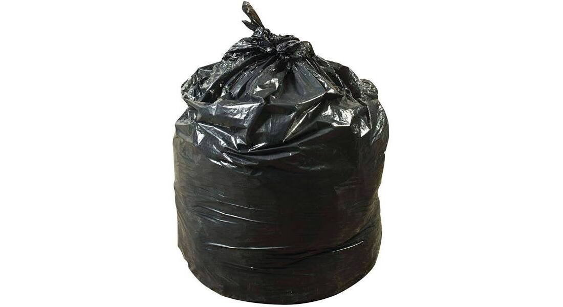 38 in. x 58 in. 1.75 mil 60 Gal. Black Low-Density Trash Bags – pack of 100