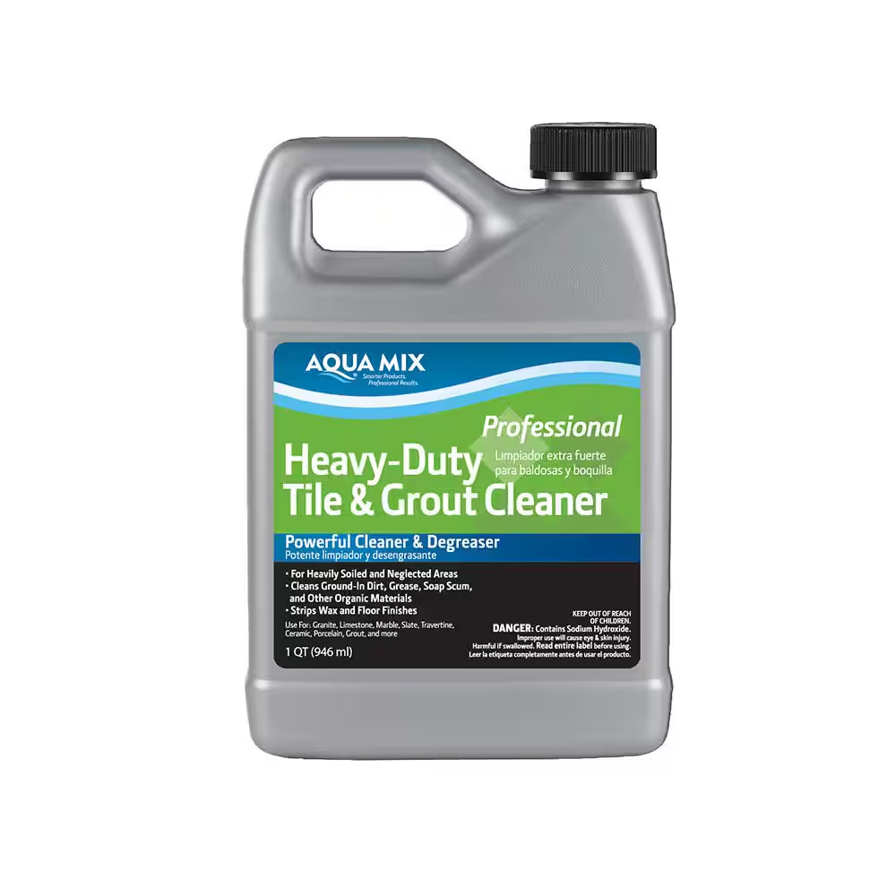 Aqua Mix 1 Qt. Heavy-Duty Tile and Grout Cleaner