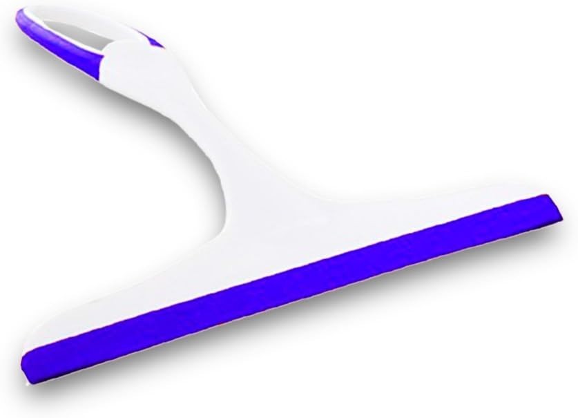 9.5 Inch Modern Glass Squeegee with Flexible Silicone Blade – Assorted Colors