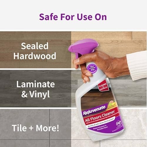 Rejuvenate All-Floor & Hardwood Cleaner with Lemon Scent, Low VOC, 32 Fl Oz