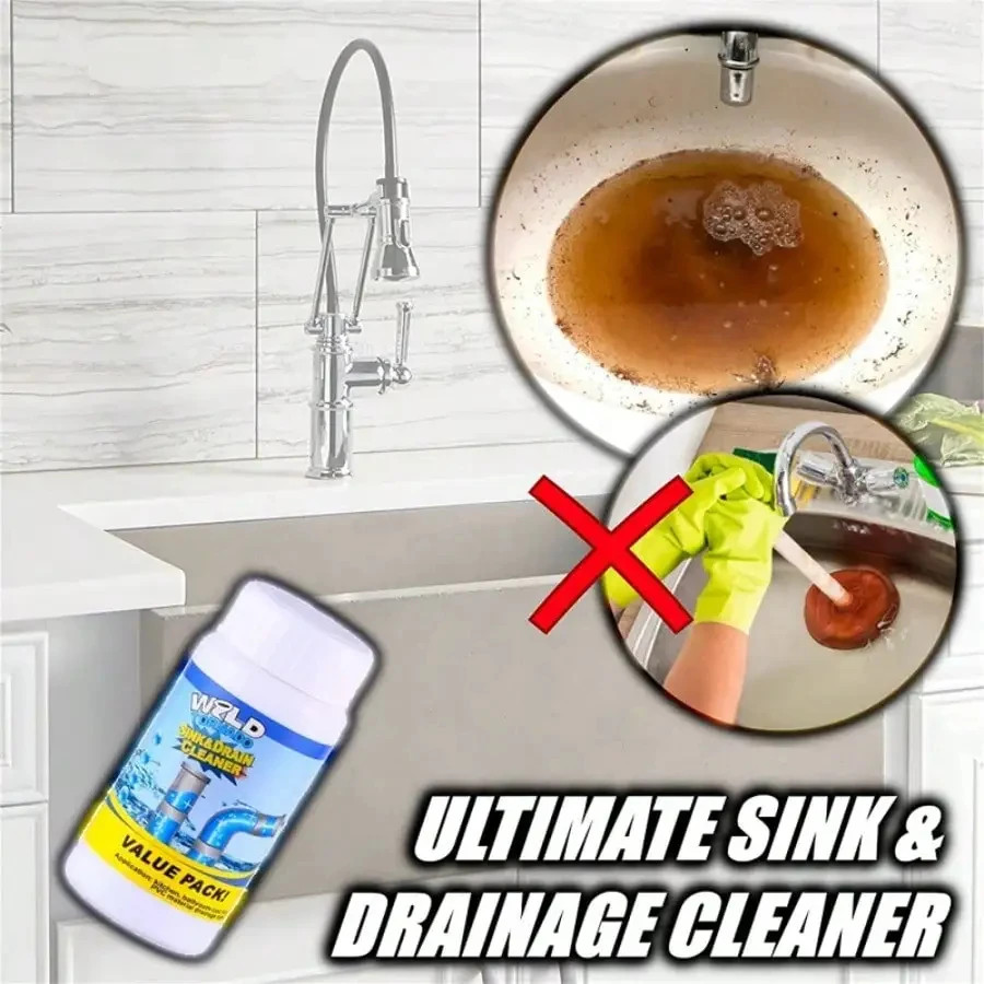 1/2/3/4 PCS Wild Sink and Drain Cleaner, Wild Tornado Sink And Drain Cleaner