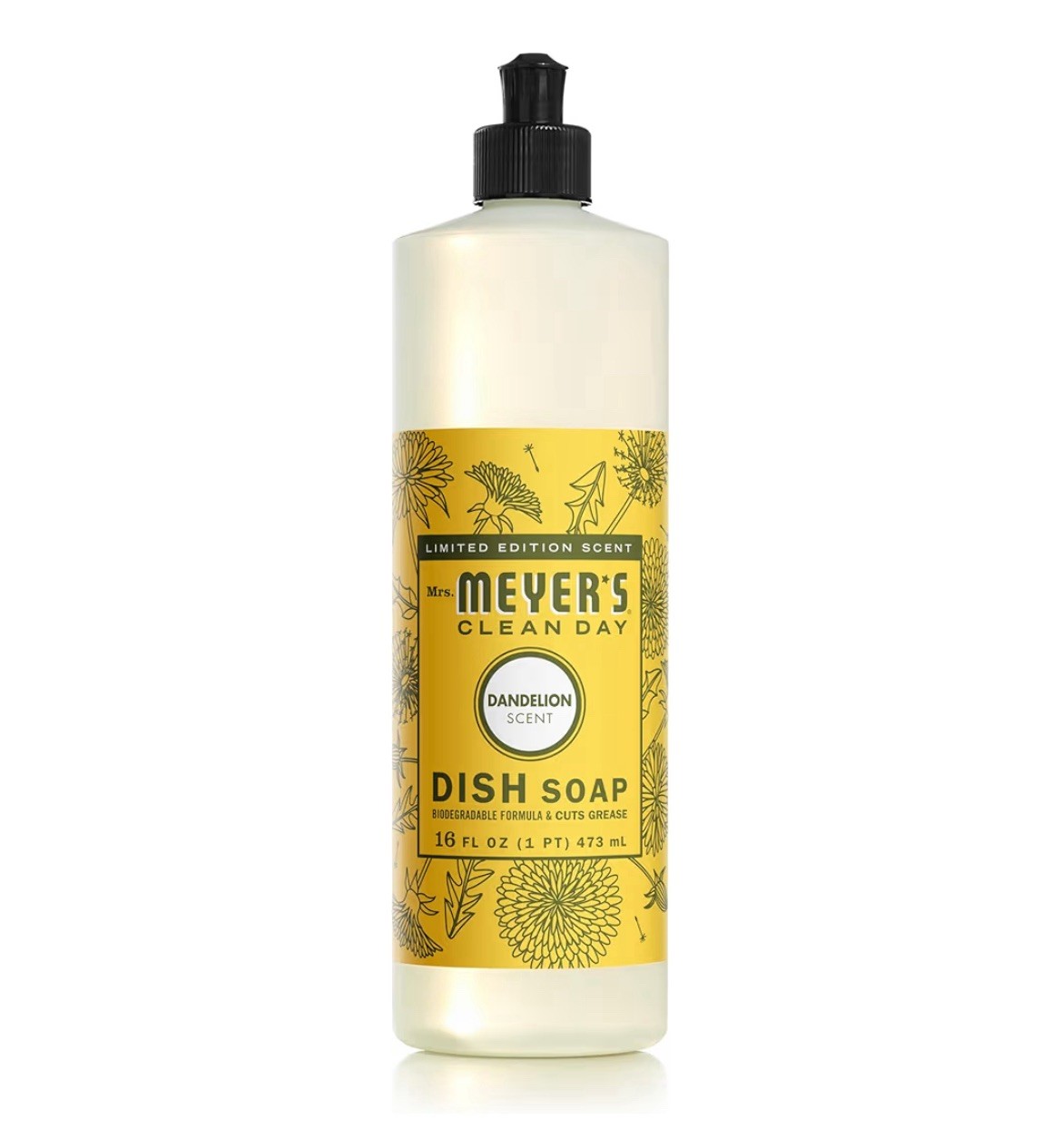 Mrs. Meyer’s Clean Day Dish Soap Daisy Scent 16 fl oz – Limited Edition