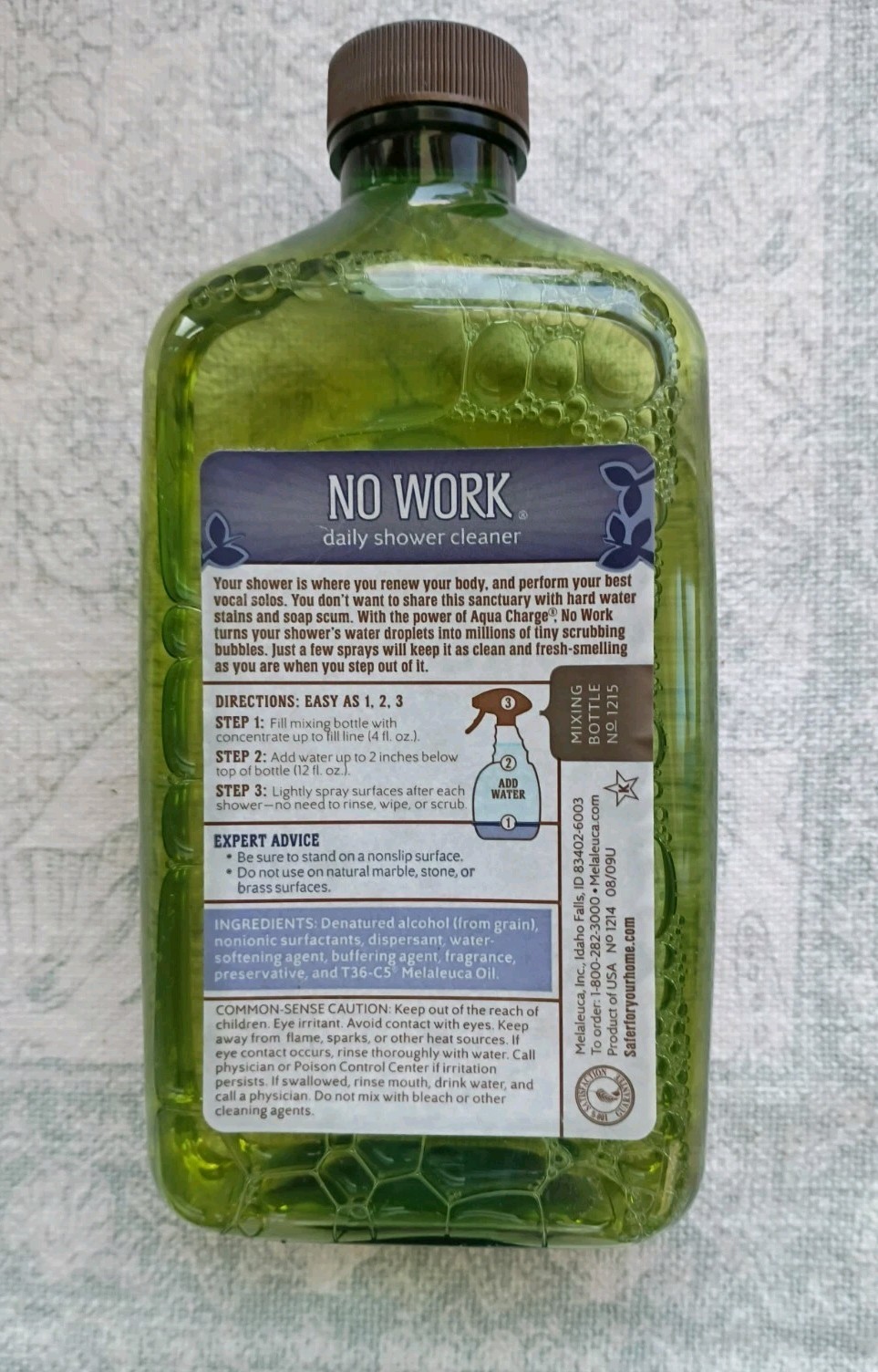 Melaleuca EcoSense NO WORK 4x Concentrate Daily Shower Cleaner 16 oz SEALED