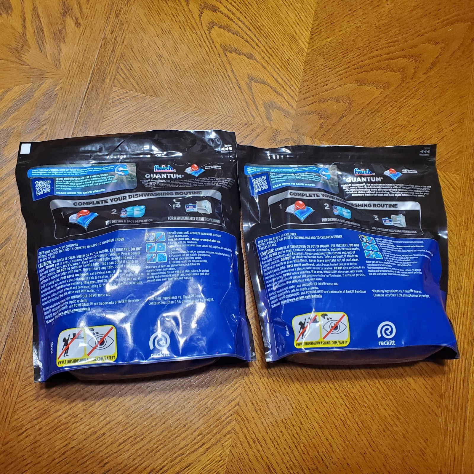 99 Tabs Finish Powerball Quantum Tabs – 1 bag 50 New, and 1 bag 49 opened