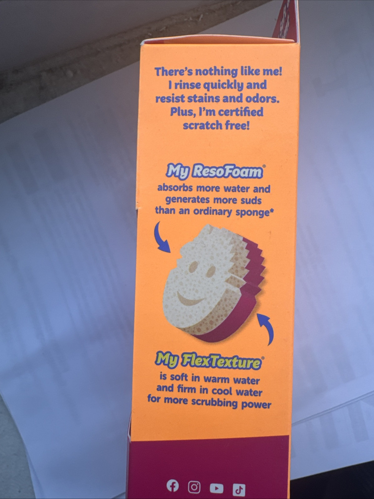 Scrub Daddy Scrub Mommy, Pink – Scratch-Free Multipurpose Dish Sponge – BPA Free