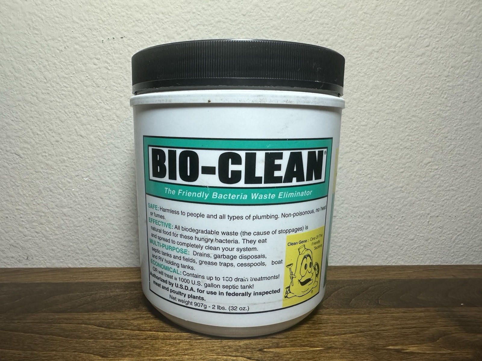 Bio-Clean Drain Septic 2 Lbs Cleans Drains- Septic Tanks – Grease Traps Bacteria
