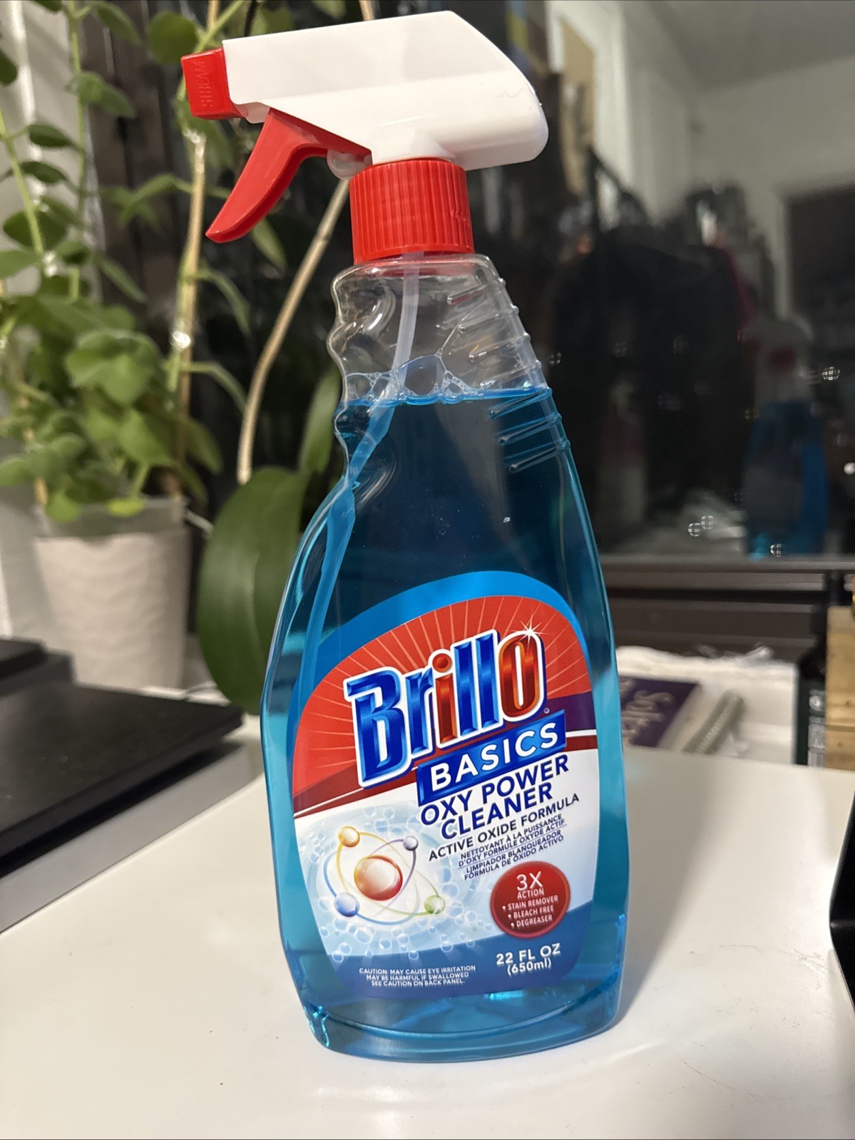 Brillo Basics Oxy Power Spray Cleaner 22 Fl Oz Brand New FREE SHIPPING