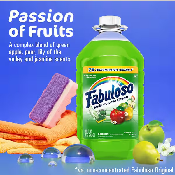 169 oz. Passion Fruit 2X Concentrated All Purpose Cleaner and Floor Cleaner