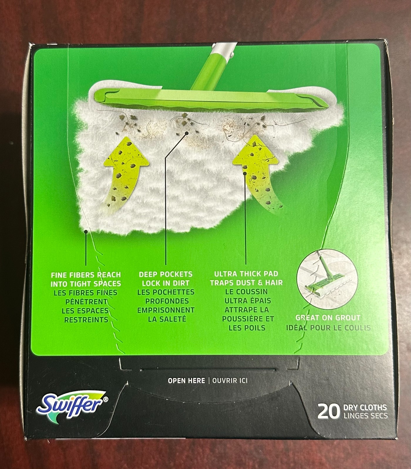 Swiffer HEAVY DUTY Dry Sweeping Cloths Floor Mopping Cleaning Unscented ~ 20 ct