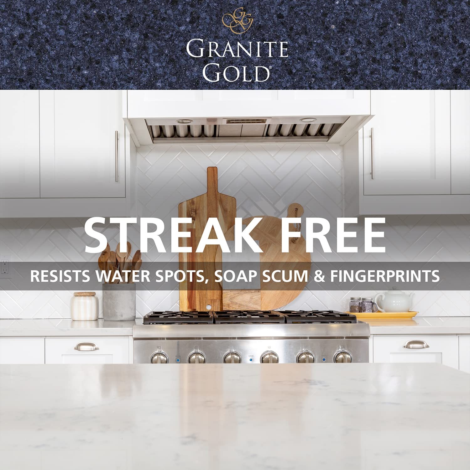 24 Fl Oz Quartz Clean Shine StreakFree Cleaner Polish Countertop Care Wash