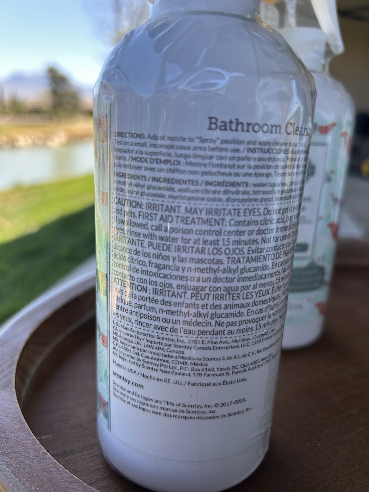 Scentsy Bathroom Clean VanillaMint Scent (2) 16 fl. oz. Cleaners Sealed