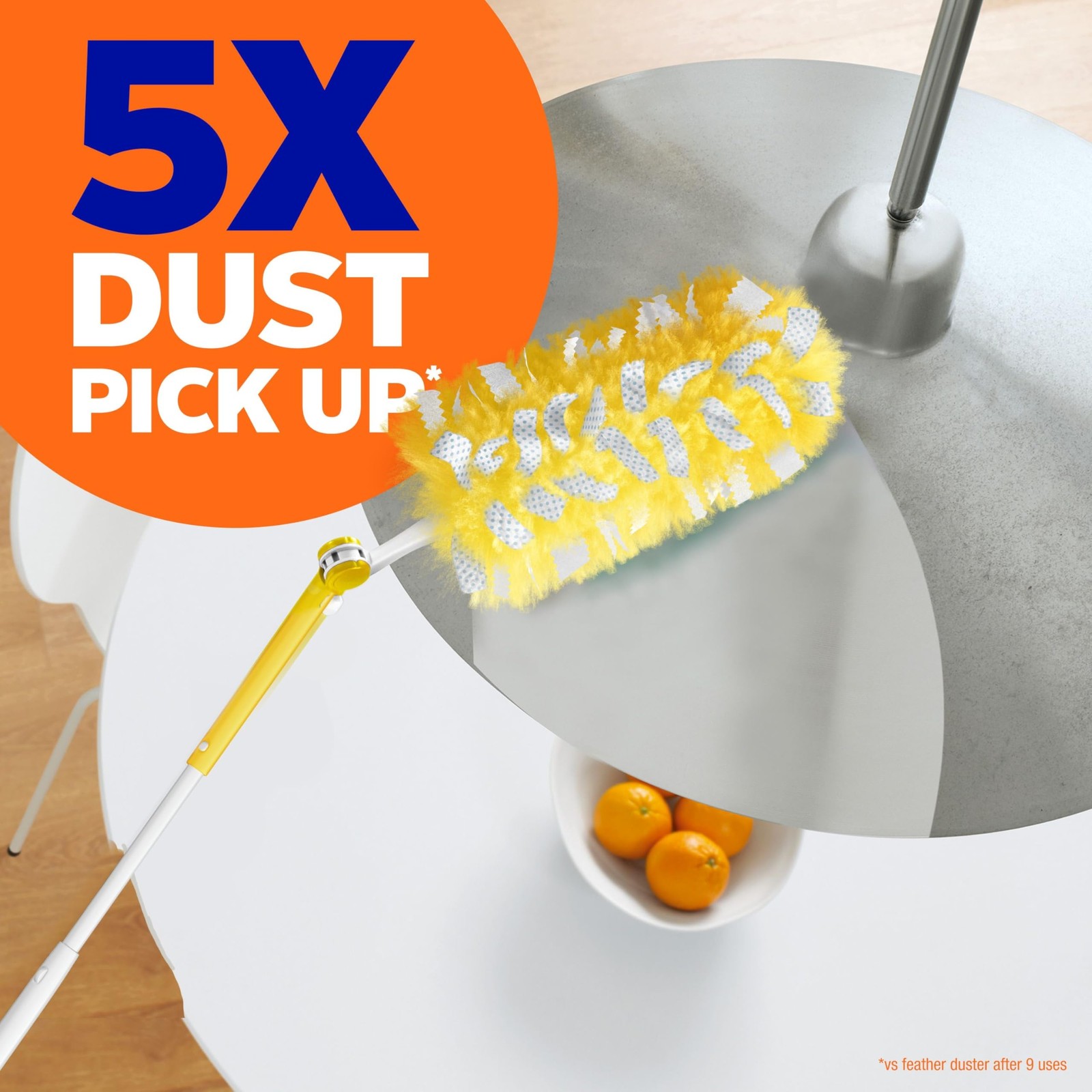 Swiffer Duster Kit with 3 ft Extendable Handle, Heavy Duty Dusting Starter Kit.