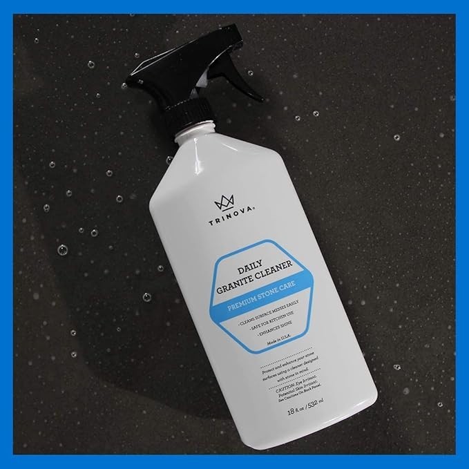 TriNova Granite Cleaner & Polish Gallon Refill for Daily Use – Made in USA