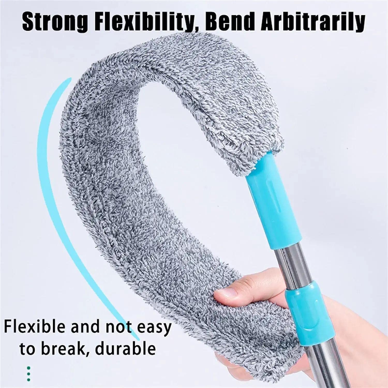 Retractable Gap Dust Clean Under Appliance Microfiber Duster Dust Cleaning Br…