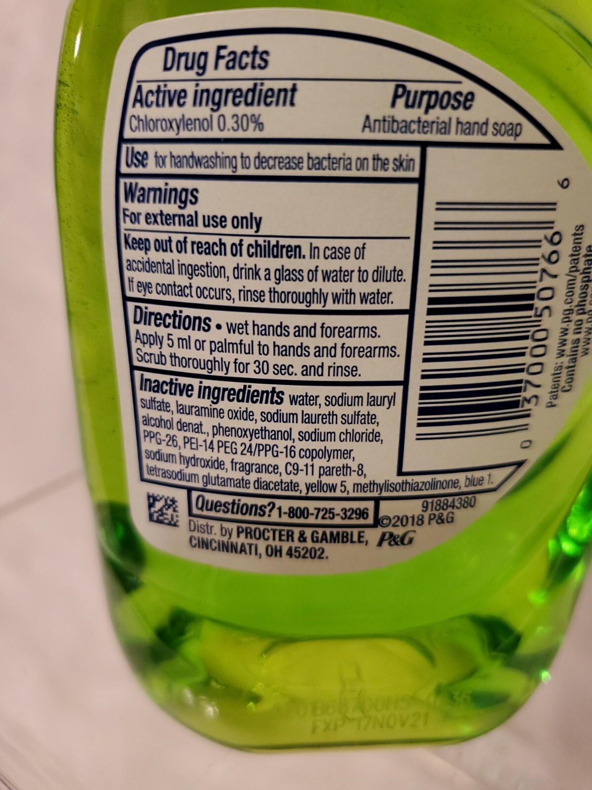 7 FL OZ Dawn Ultra Dishwashing Dish Soap Liquid Apple Blossom