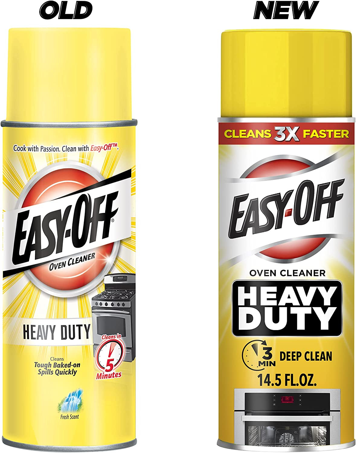 Heavy Duty Oven Cleaner Foam, Removes Grease & Burned-On Food, for Ovens, Grill
