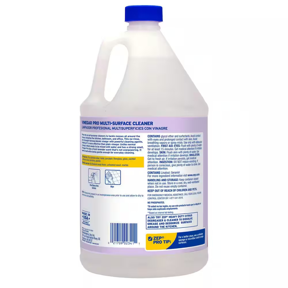 Cleaning Vinegar Pro Multi-Surface Cleaner Lavender 128 Oz.