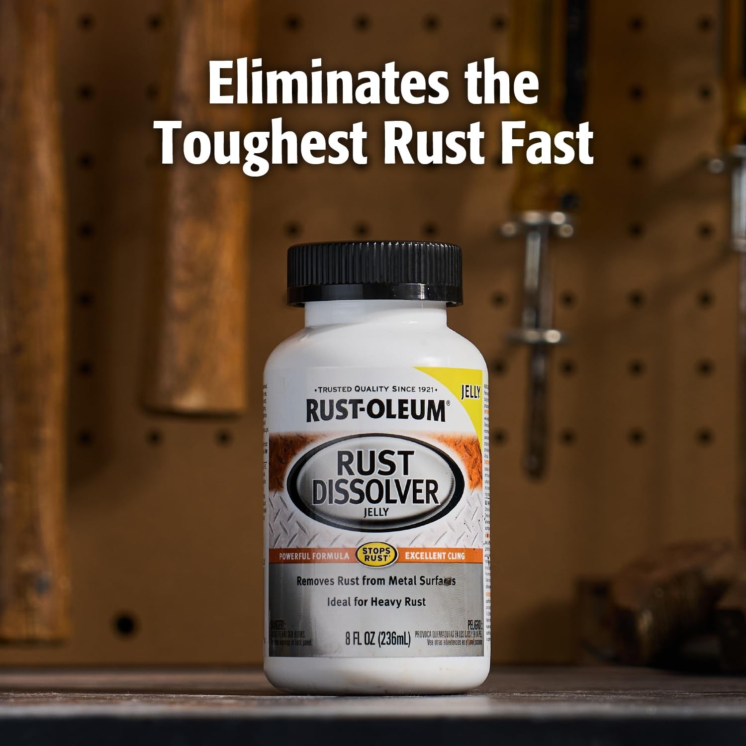 Rust-Oleum Rust Dissolver Jelly | Heavy-Duty 8 Fl Oz (Pack of 1), No Color