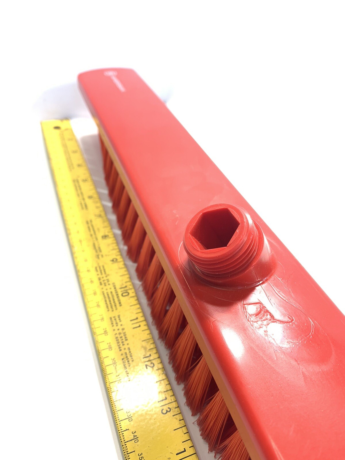 Amerisan K47176-3 24” Red Black Strip Push Broom Brush Head FDA Compliant
