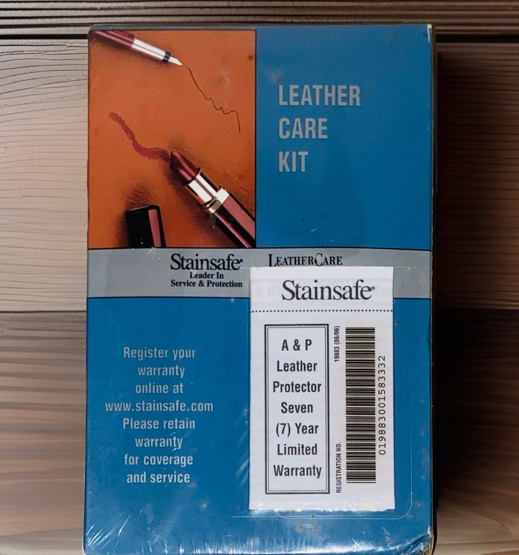 Leather Cleaner Stainsafe Leather Care Kit By Leather Master NEW SEALED Box
