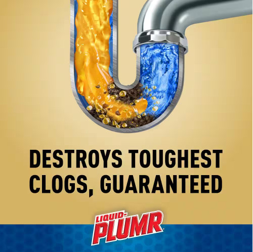 Liquid Plumr Pro Clog Destroyer Gel Drain Cleaner with Pipeguard (2-Pack) 160oz.