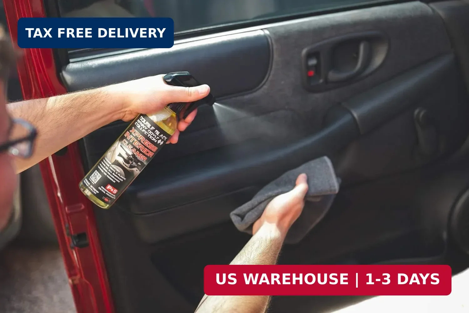 P & S PROFESSIONAL DETAIL PRODUCTS Xpress Interior Cleaner – Safe for Leather, V