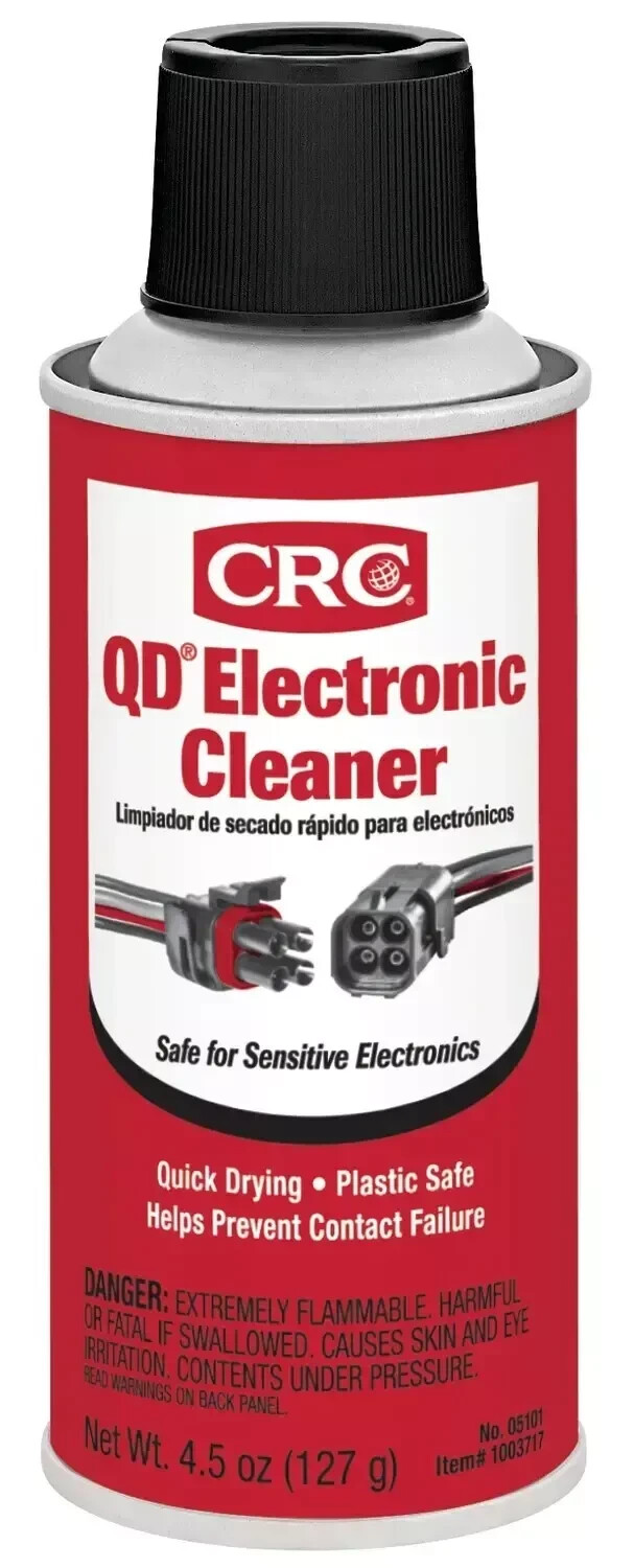 CRC 05101 4.5 oz Can of Plastic Safe Quick Drying QD Electronic Cleaner