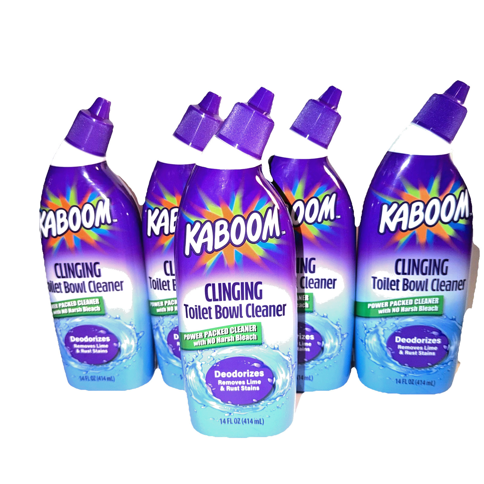 9 KABOOM Clinging Toilet Bowl Cleaner Deodorizer(5) & (4) Air Refresher 9