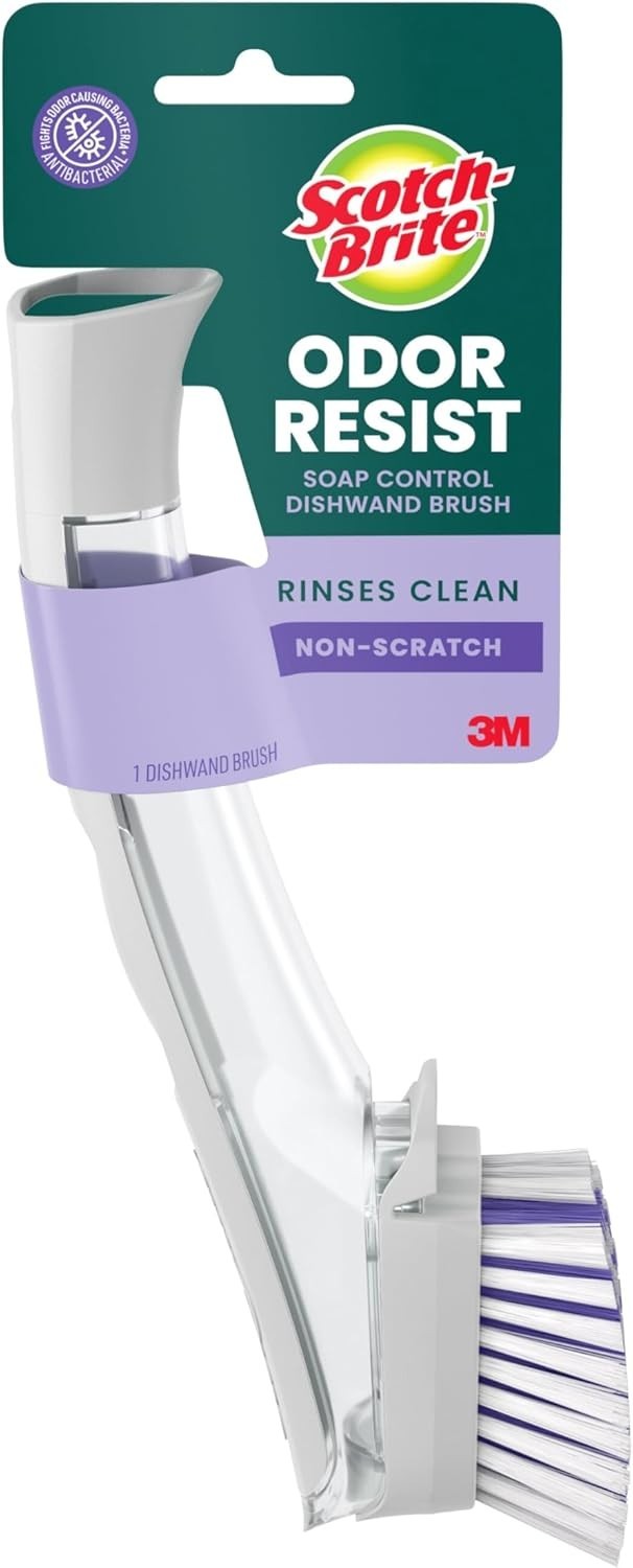 Odor Resist Soap Control Dishwand Brush, 1 Cleaning Dish Wand Brush, Precise Soa