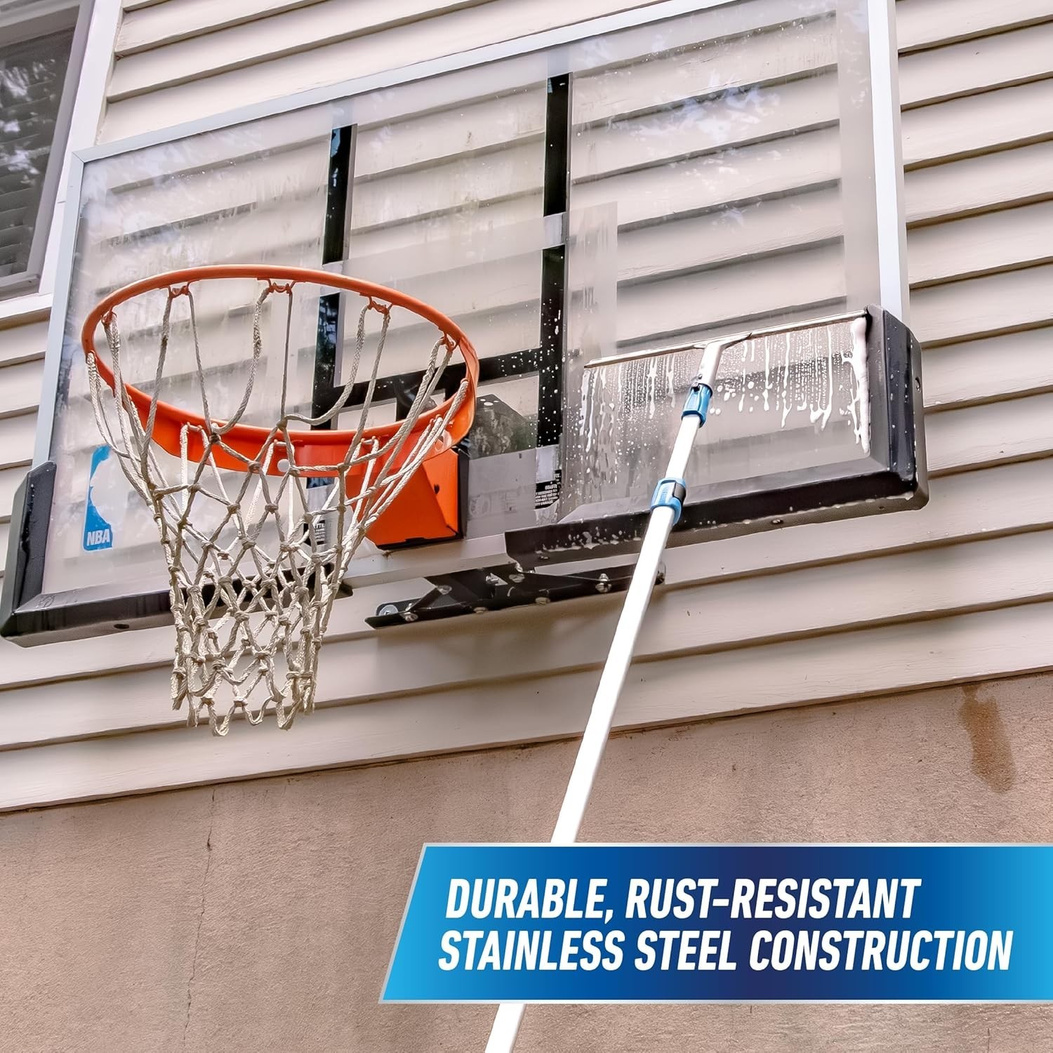 Professional 16” Stainless Steel Window & Glass Cleaning Squeegee – Cleaning …