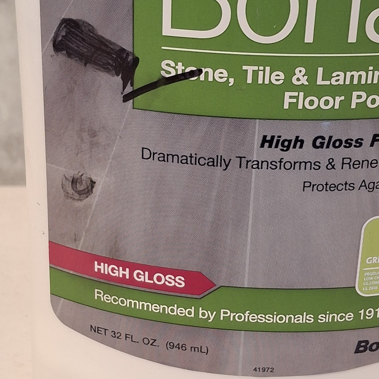 NEW Bona Hard Surface Floor Polish Liquid 32 oz Stone Tile & Laminate Shine