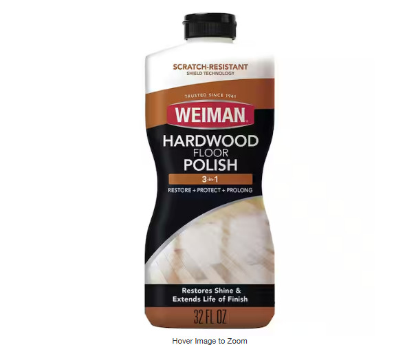 Weiman Wood Floor Polish and Restorer – 32 Ounce – High-Traffic Hardwood