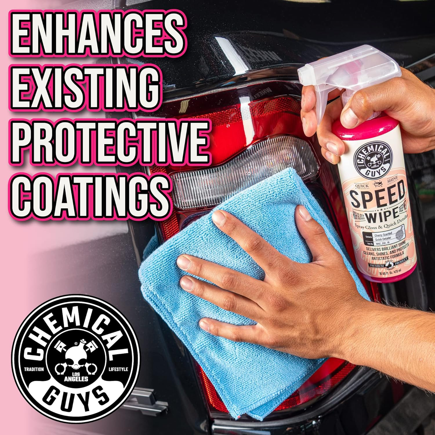 Speed Wipe Quick Detailer – High Gloss, Streak-Free Shine, Detail Spray for Cars