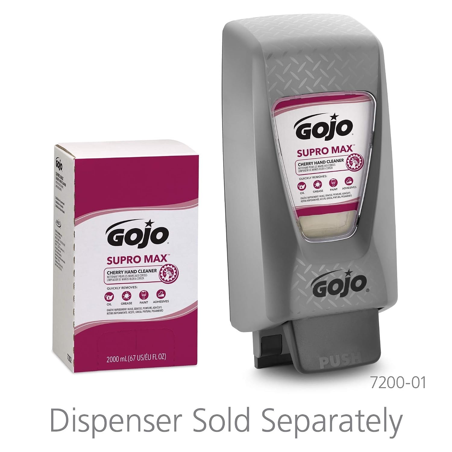 PRO TDX Supro Max Cherry Hand Cleaner – 2000 mL Refill, 4ct