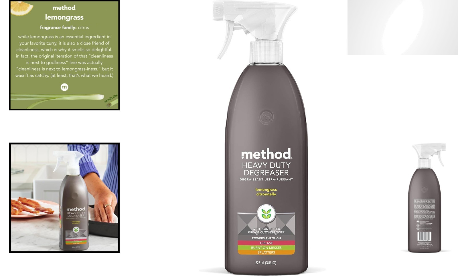 Cruelty-Free Lemongrass 28oz Heavy Duty Cleaner – Ideal for Tough Kitchen Messes