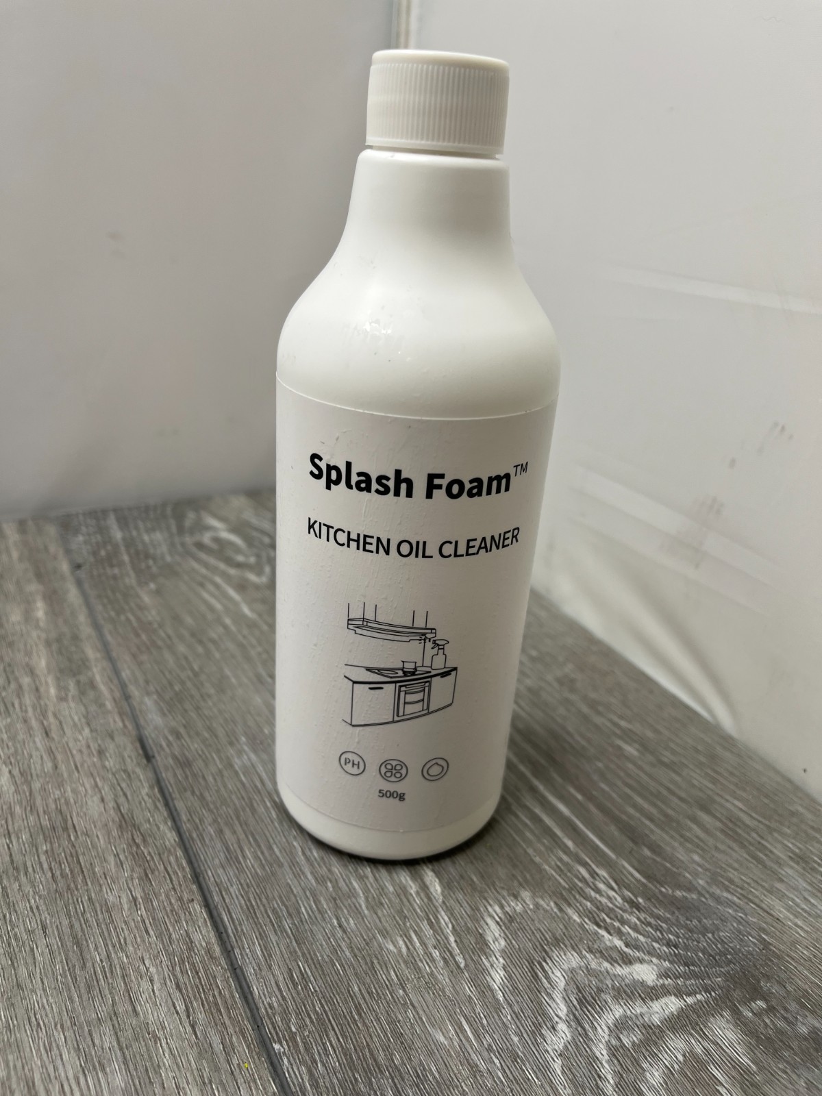 Splash Foam Kitchen Oil Cleaner 500g Exp 1/27 d16, NO Spray Nozzle