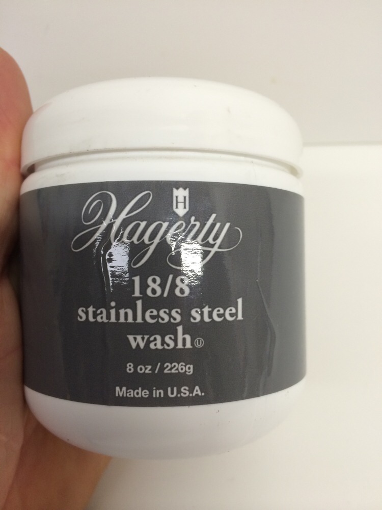 Hagerty Stainless Steel Wash Polish 8oz Paste Free Ship USA