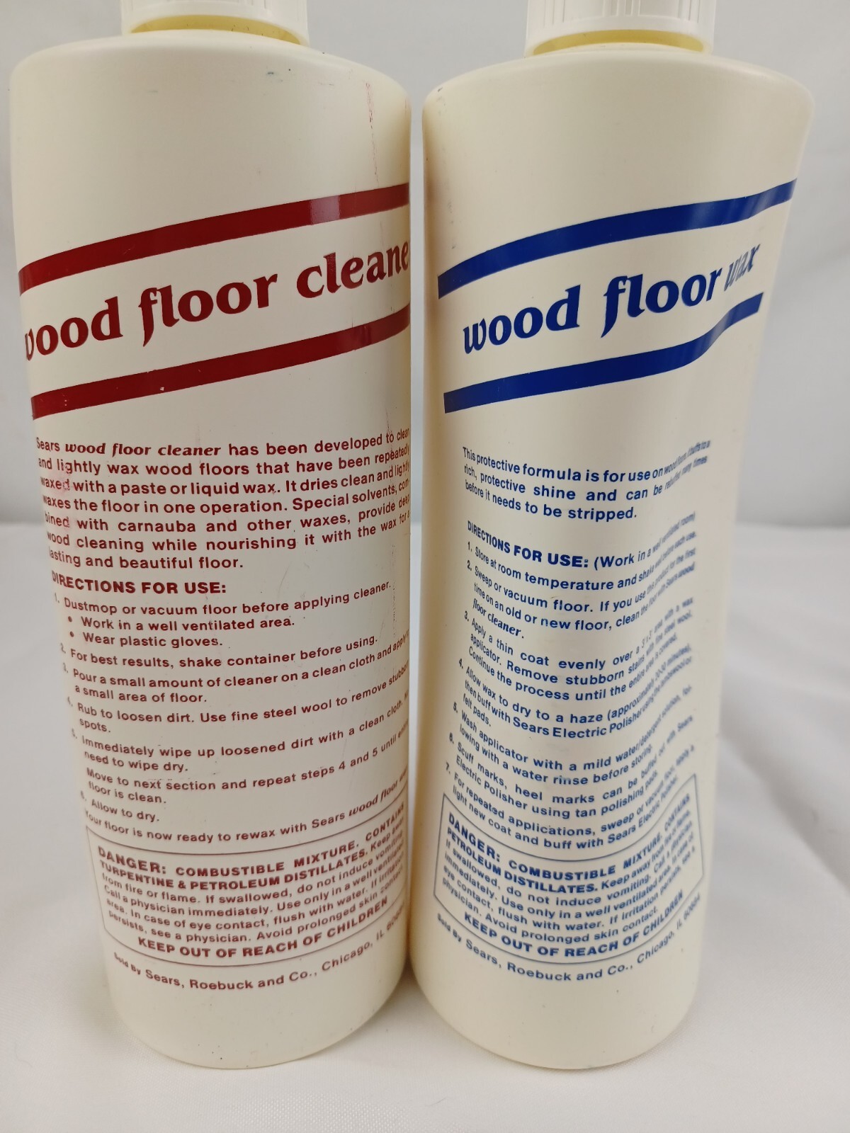 Sears Kenmore Wood Floor Care Kit Discontinued. All contents excellent condition