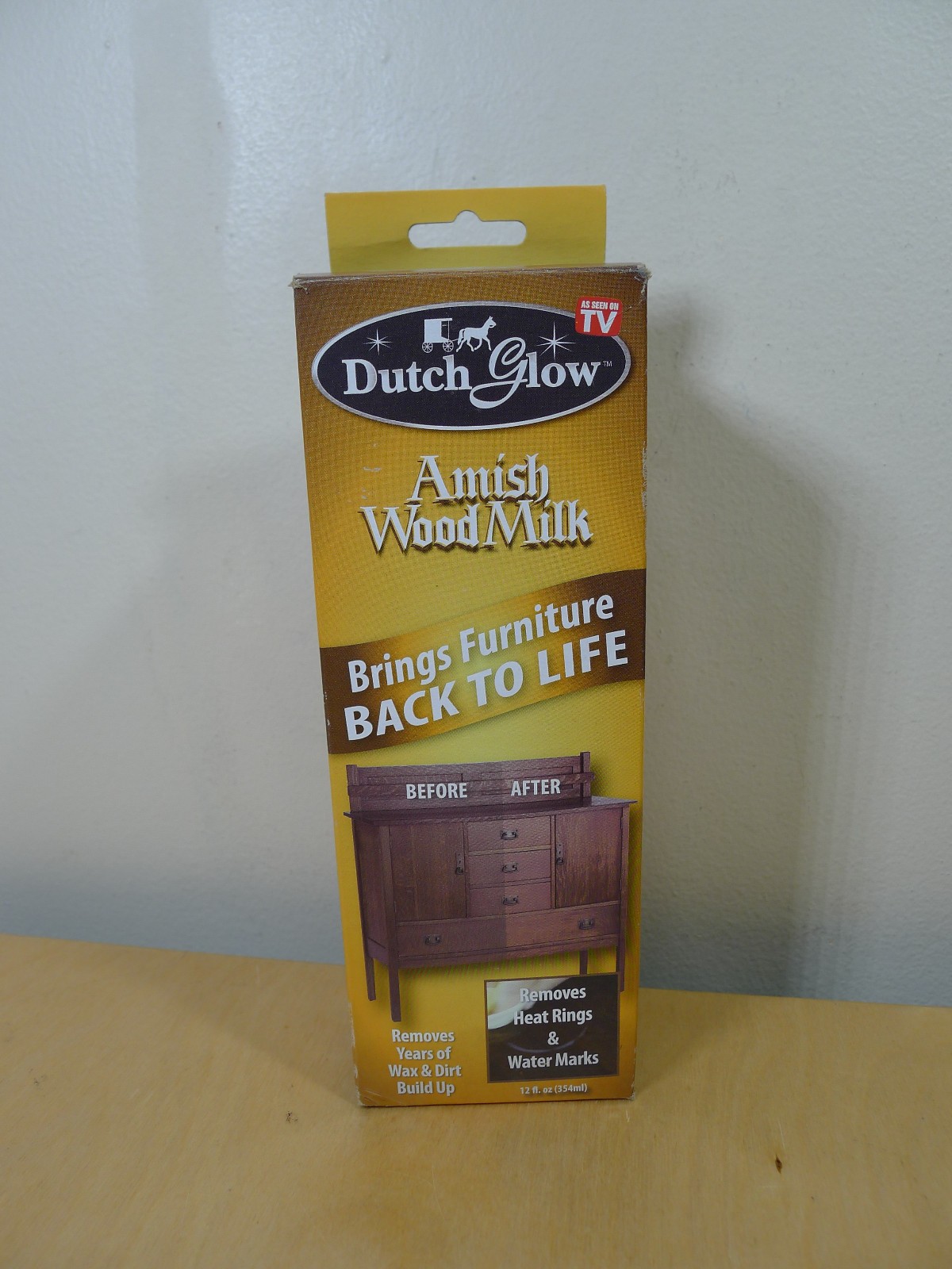 New Dutch Glow Amish Wood Milk 12 FL Oz Brings Furniture Back To Life