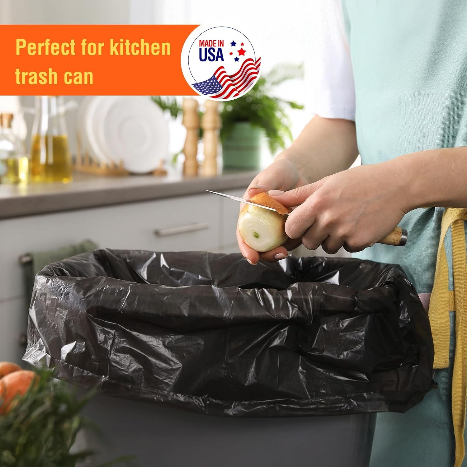 Delxo 30-33 Gallon Trash Bags, 250 Count ?C Medium Duty Garbage Bags, Thick, Du
