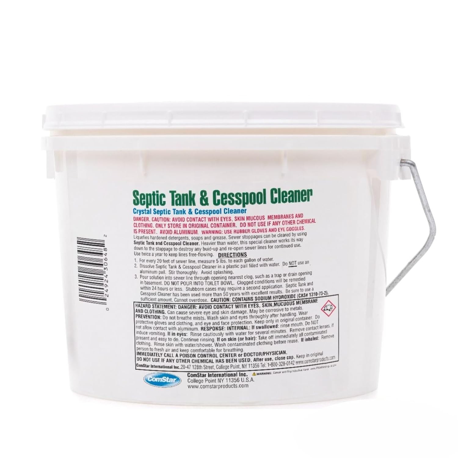 ComStar Septic Tank & Cesspool Cleaner 5 lb Opens Clogged Pipes & Lines