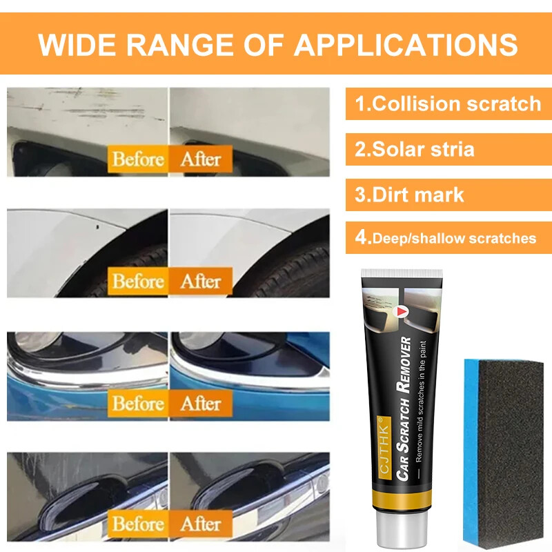 Car Scratch Remover & Polishing Wax – Auto Paint Repair Compound