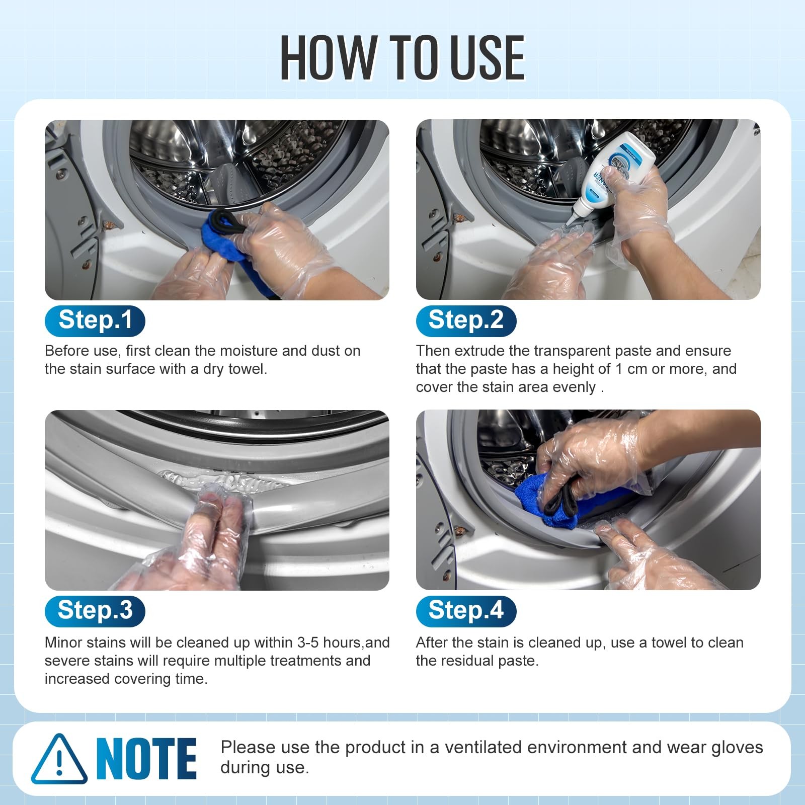 Home Cleaner Gel, Cleaner for Washing Machine, Refrigerator Strips, Household…