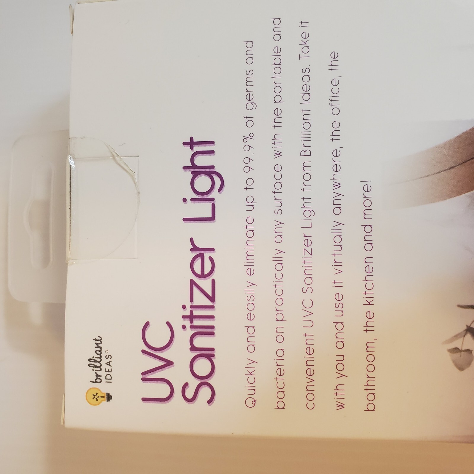 NEW UVC Sanitizer Light ~ Kills 99.9% of germs ~take It With You Everywhere