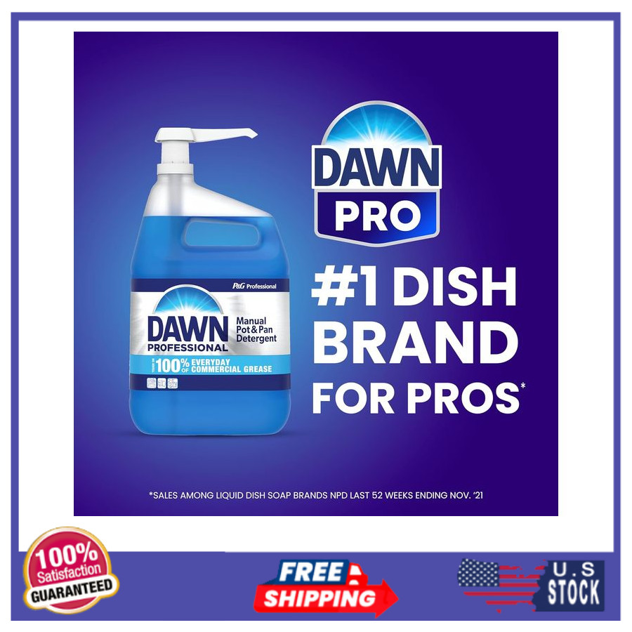 Dawn Professional Dishwashing Liquid Degreaser Soap Regular Scent 5 Gallon